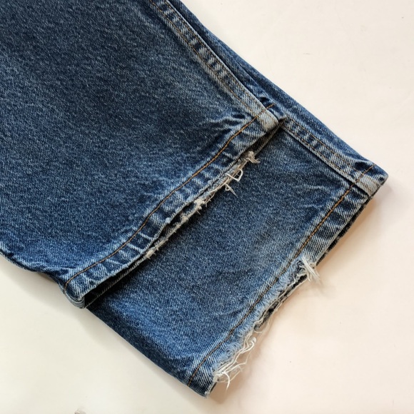 Vintage Levi's 517 Bootcut Made in USA Well Worn 34x33 - Picture 10 of 14